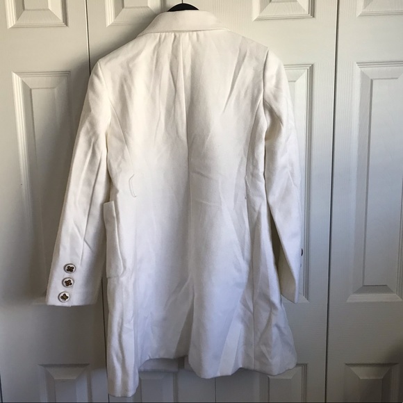 Inspired Designer Women's Double Breasted Wool-Blend Coat, Size 4 - Picture 6 of 7